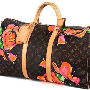 AUTHENTIC Louis Vuitton Keepall Roses Duffle